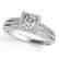 0.95 CTW Certified VS/SI Princess Diamond Solitaire