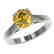 2 CTW Certified Intense Yellow SI Diamond Solitaire - 2