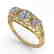1.00 CTW VS/SI Diamond Art Deco Ring 14K Yellow Gold - 2