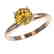 1.50 CTW Certified Intense Yellow SI Diamond Solitaire - 2