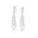 1.90 CTW Micro Pave VS/SI Diamond Earrings 14K White
