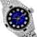 Rolex Ladies Stainless Steel, Diam Dial & Diam/Sapphire