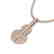 0.50 CTW VS/SI Diamond Micro Pave Necklace 14K Rose - 2