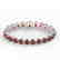 35 CTW Garnet & Micro VS/SI Diamond Halo Designer - 2