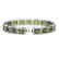 26.38 CTW Tourmaline & Diamond Halo Bracelet 10K White - 2