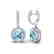 5.50 CTW Sky Blue Topaz & Micro Pave VS/SI Diamond - 2