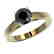 1.25 CTW Fancy Black VS Diamond Solitaire Engagement - 2