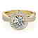 1.4 CTW Certified VS/SI Diamond Solitaire Halo Ring 14K