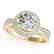1.4 CTW Certified VS/SI Diamond Solitaire Halo Ring 14K - 2