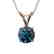 0.50 CTW Certified Intense Blue SI Diamond Solitaire