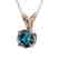 0.50 CTW Certified Intense Blue SI Diamond Solitaire - 2