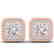 2 CTW Certified VS/SI Diamond Art Deco Micro Halo Stud