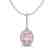 1.60 CTW Morganite & Micro VS/SI Diamond Necklace
