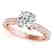 1 CTW Certified VS/SI Diamond Solitaire Antique Ring