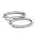 2.25 CTW Diamond VS/SI Certified 33 Mm Hoop Earrings