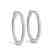 2.25 CTW Diamond VS/SI Certified 33 Mm Hoop Earrings - 2