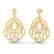 3 CTW Micro Pave VS/SI Diamond Earrings Designer 18K