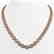 30.41 CTW Oval Diamond Designer Necklace 18K Rose Gold