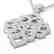 1.40 CTW Micro Pave VS/SI Diamond Designer Necklace 14K