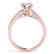 1.5 CTW Certified VS/SI Diamond Solitaire Ring 14K Rose - 2