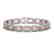 22.81 CTW Morganite & Diamond Halo Bracelet 10K White