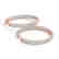 6.25 CTW Diamond VS/SI Certified 36 Mm Hoop Earrings