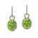 6 CTW Peridot & Micro Pave Solitaire Halo VS/SI Diamond