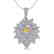 3 CTW Yellow Sapphire & Micro Pave VS/SI Diamond - 2