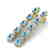 5 CTW Aquamarine & VS/SI Diamond Tennis Earrings 10K