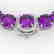 116 CTW Amethyst & VS/SI Diamond Halo Micro Solitaire