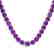 116 CTW Amethyst & VS/SI Diamond Halo Micro Solitaire - 2