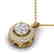 1.1 CTW Certified VS/SI Diamond Micro Halo Stud - 2