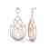 3.50 CTW Micro Pave Designer VS/SI Diamond Earrings 14K - 2