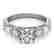 2 CTW Certified VS/SI Diamond Pave Solitaire Ring 14K