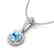 2.75 CTW Sky Blue Topaz & Micro Pave VS/SI Diamond