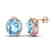 25 CTW Sky Blue Topaz & Micro VS/SI Diamond Halo - 2