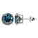 3.15 CTW Certified Intense Blue SI Diamond Solitaire - 2