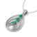 2 CTW Emerald & Micro Pave VS/SI Diamond Designer