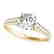0.85 CTW Certified VS/SI Diamond Solitaire Ring 14K - 2