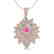 3 CTW Pink Sapphire & Micro Pave VS/SI Diamond Designer - 2