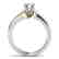 0.86 CTW Certified VS/SI Diamond Solitaire Ring 14K - 2