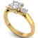 1.5 CTW Certified VS/SI Diamond Solitaire 3 Stone Ring - 2