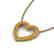 3.50 CTW Yellow Sapphire Heart Halo Designer Necklace - 2