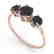 1 CTW Black Certified Diamond Art Deco Ring 14K Rose - 2