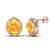 20 CTW Citrine & Micro Pave VS/SI Diamond Halo Earrings - 2