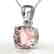 1.50 CTW Cushion Cut Morganite Designer Solitaire