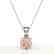 1.50 CTW Cushion Cut Morganite Designer Solitaire - 2