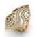 2 CTW Micro Pave VS/SI Diamond Designer Ring 14K Yellow