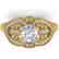 1.5 CTW Certified VS/SI Diamond Art Deco Micro Ring 18K