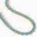 52.99 CTW Swiss Topaz & Diamond Halo Necklace 10K - 2